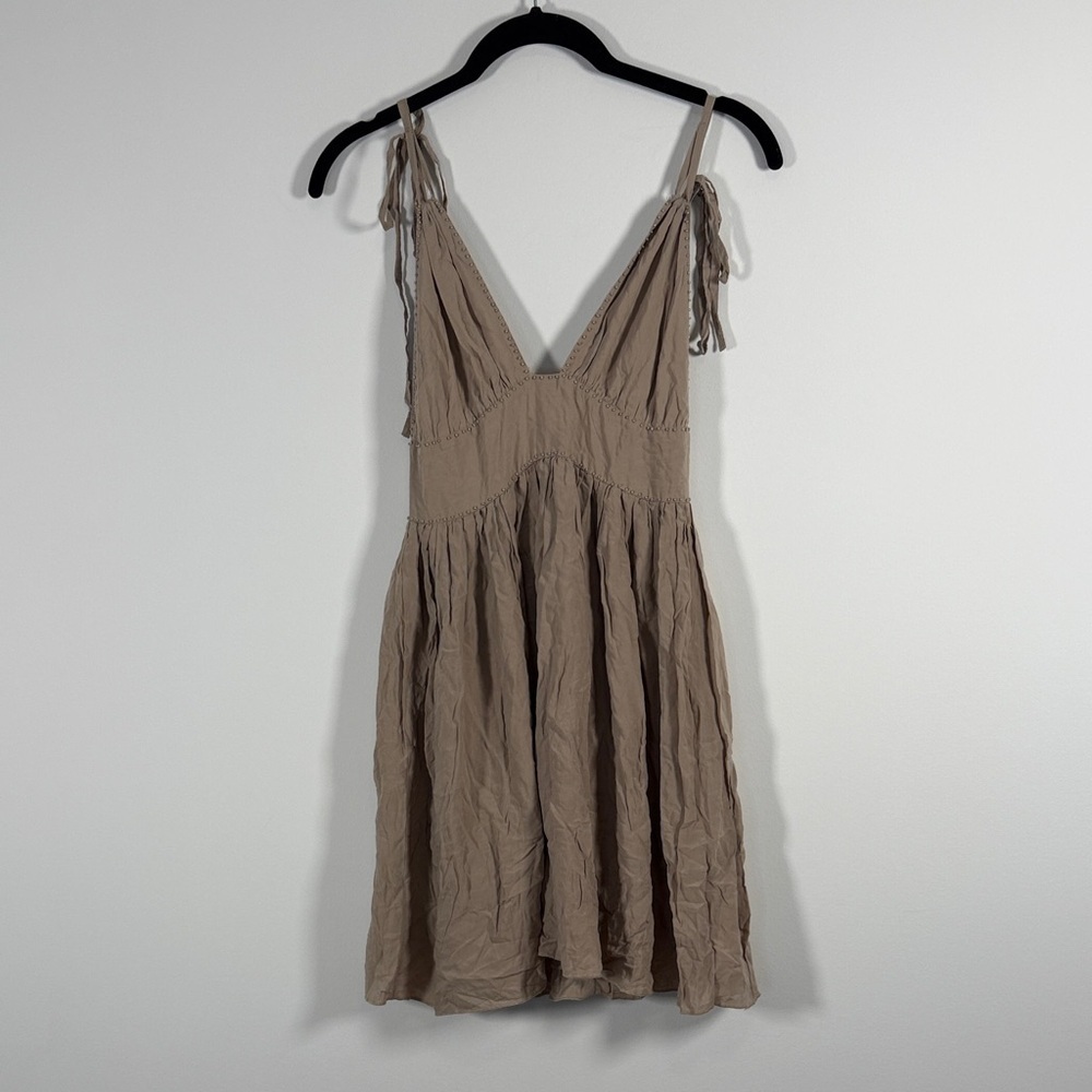 Garage Beige mini dress